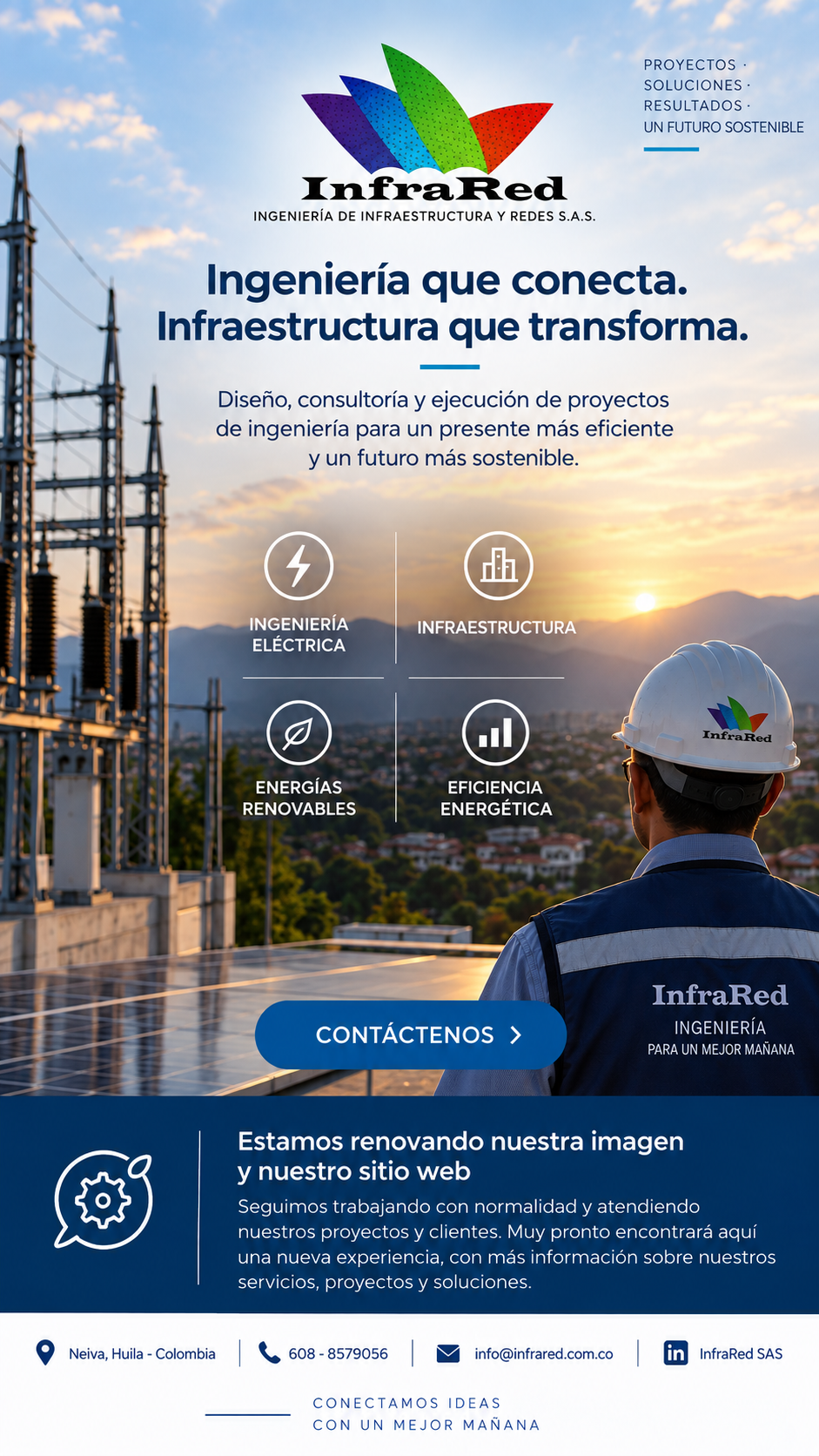 InfraRed SAS. Ingeniería que conecta, infraestructura que transforma.
