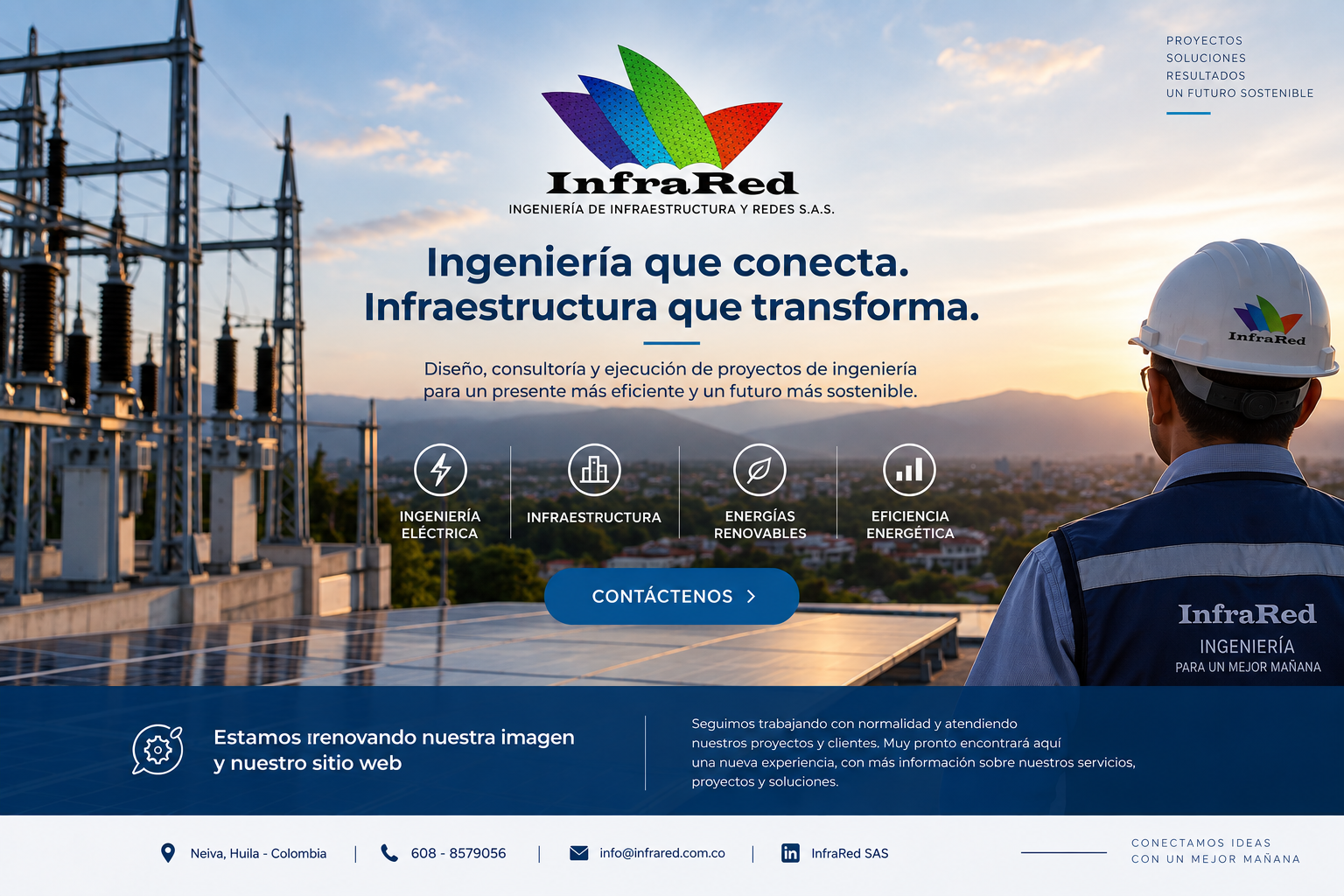 InfraRed SAS. Ingeniería que conecta, infraestructura que transforma.